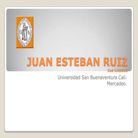 Segmentacion de mercado y ensayo juan e. ruiz