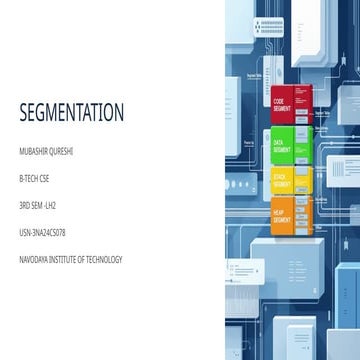 Presentation on Segmentation | PPTX