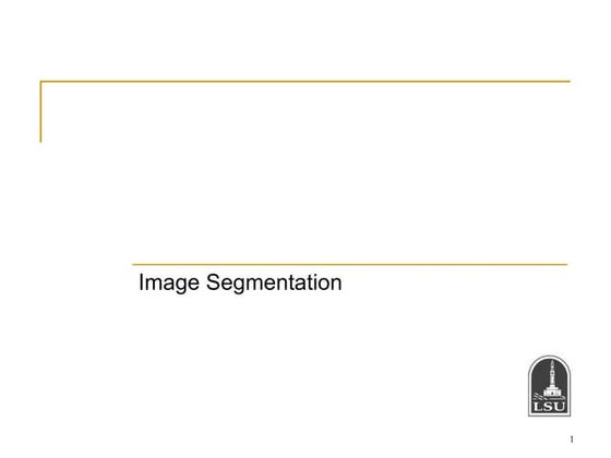 Region Splitting and Merging Technique For Image segmentation. | PDF ...