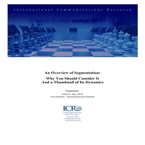 Segmentation white paper_final_111505