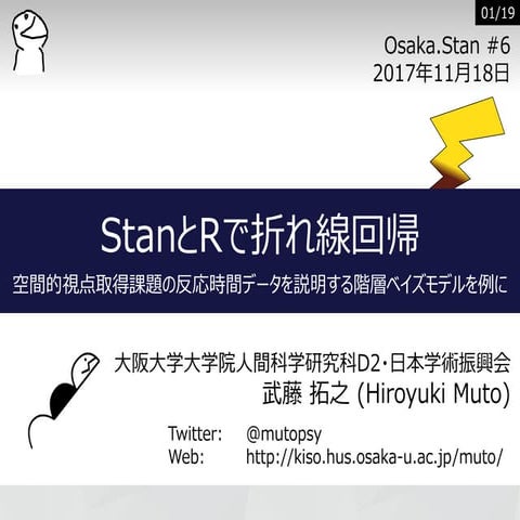StanとRで折れ線回帰──空間的視点取得課題の反応時間データを説明する階層ベイズモデルを例に──【※Docswellにも同じものを上げています】