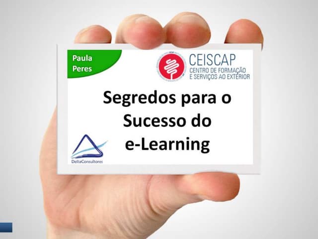 Segredos para o Sucesso do e-Learning