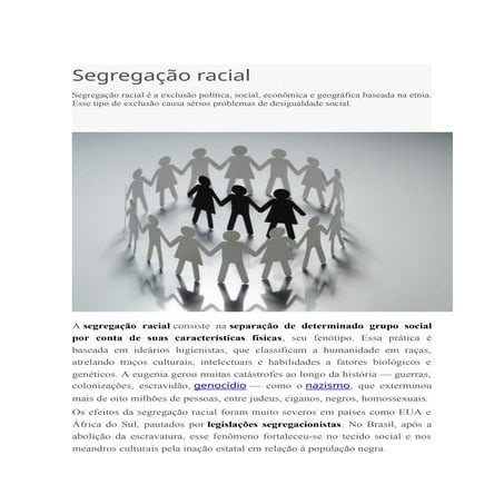 Sociologia - Segregação | PPTX