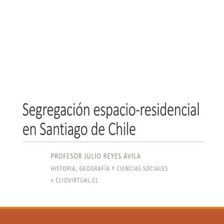 Segregacion espacio-residencial en ...