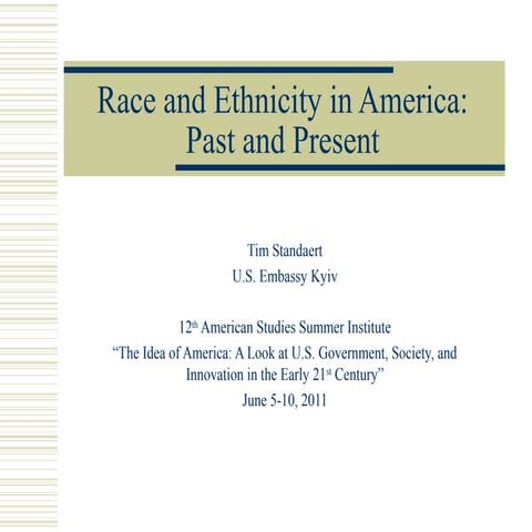 Segregation and civil rights   june 2011