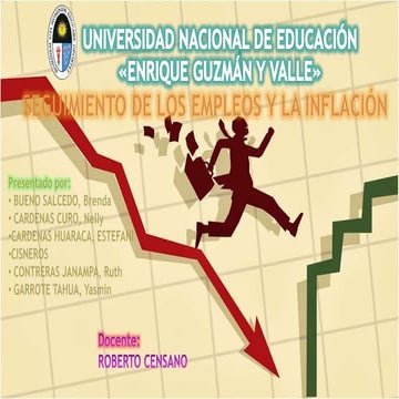 Seguimiento de los empleos y la inflacion