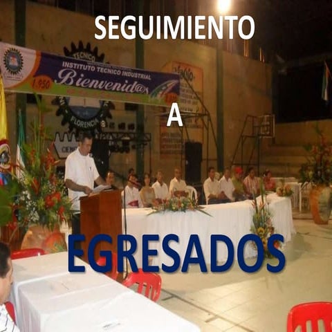 Seguimiento a egresados