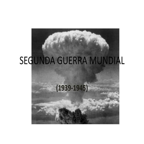 Segunda guerra mundial