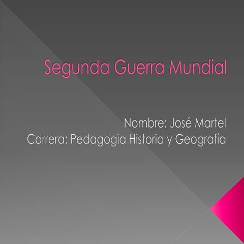 Final y consecuencias de la segunda guerra mundial | PPTX