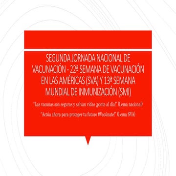 SEGUNDA JORNADA NACIONAL DE VACUNACIÓN - 22ª SEMANA.pptx