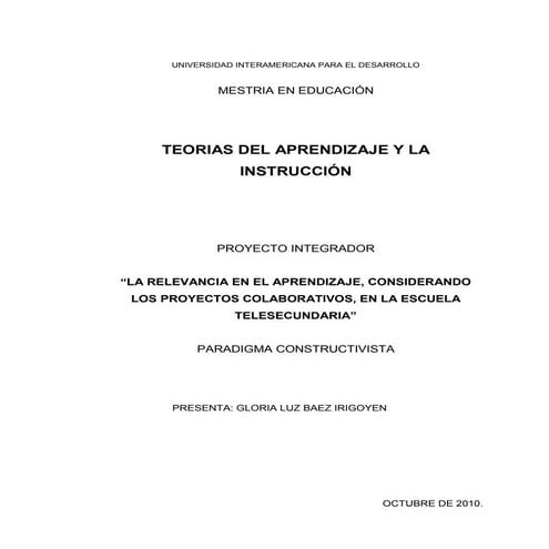 Segunda parte del proyecto