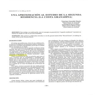 La Segunda Residencia en la costa d...