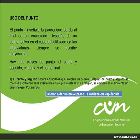 Segun da sesión reglas de puntuación