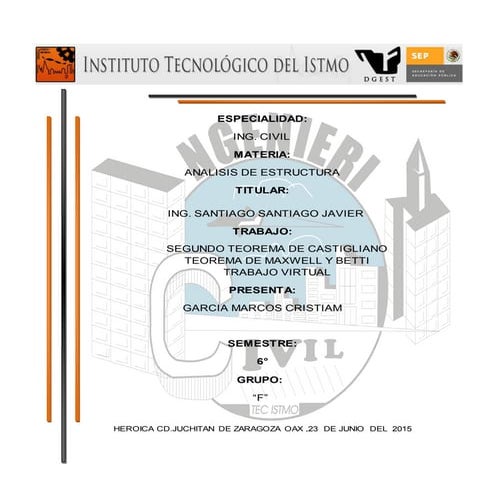Segundo teorema de castigliano