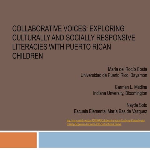 Culturally responsive 