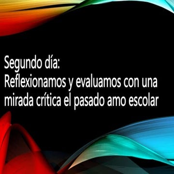  Trabajo en equipo Segundo día