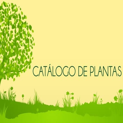 Catálogo de Plantas