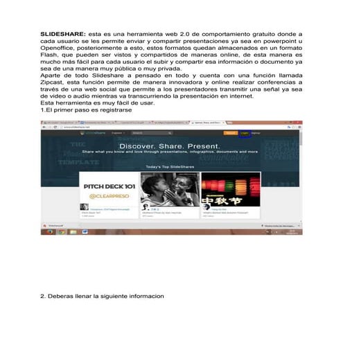 Segundo punto parcial resumen herramientas web 2.0