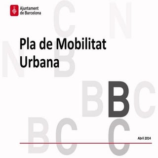 Pla Mobilitat Urbana 2013-2018