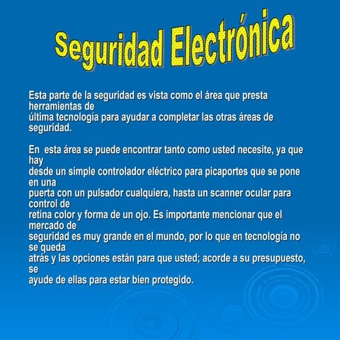 seguridad electronica