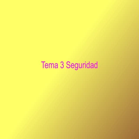 Seguridad