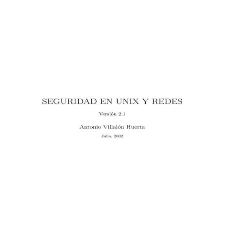 Seguridad en-unix-redes