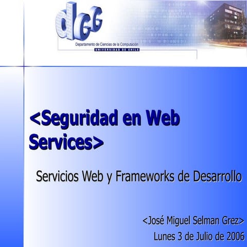Seguridad Para Servicios Web