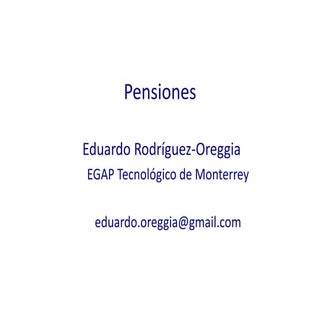 Seguridad social y pensiones