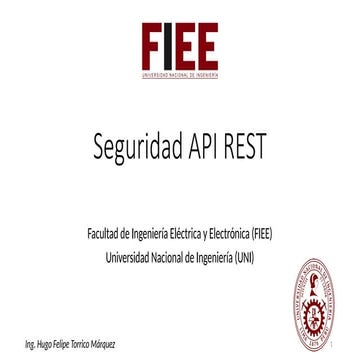 Seguridad en servicios de País rest - tecsup