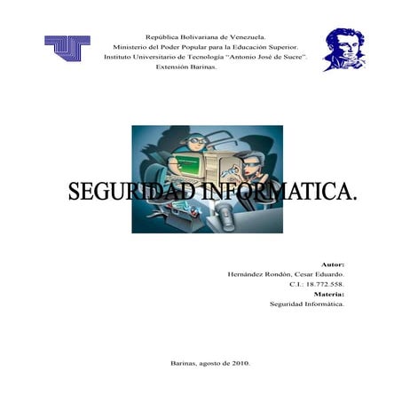 Seguridad de informatica