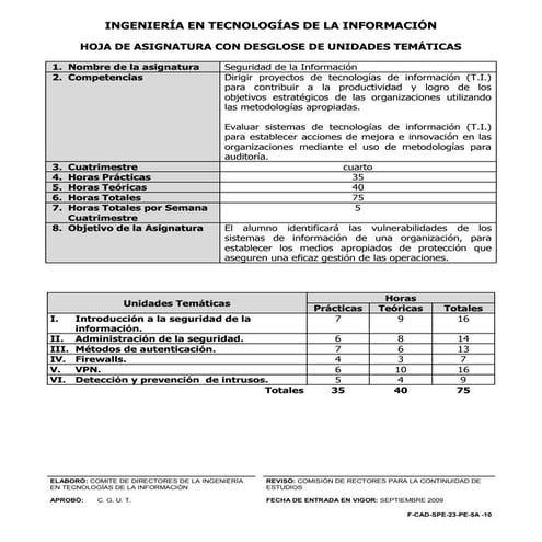 Seguridad de la Información - UTS