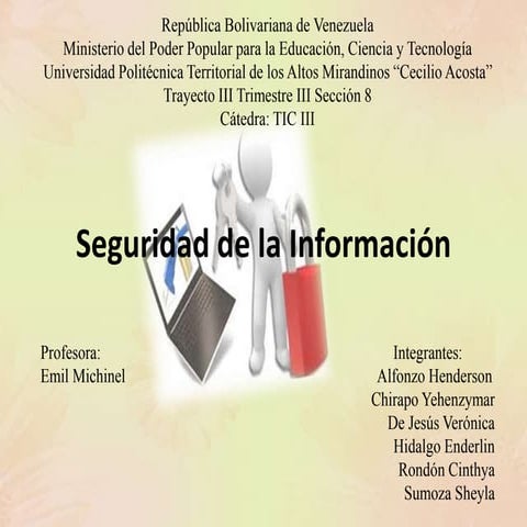 Seguridad de la informacion