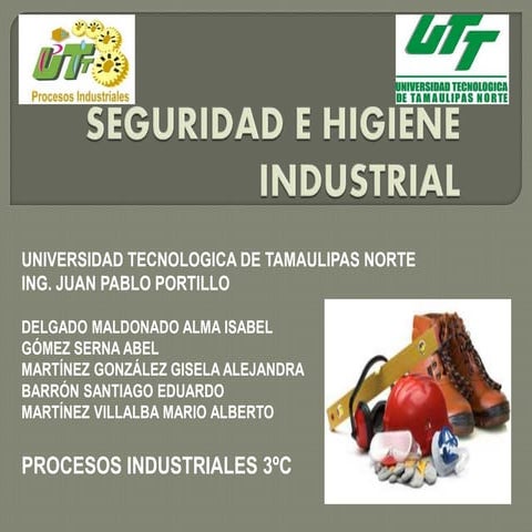 Seguridad e higiene industrial 
