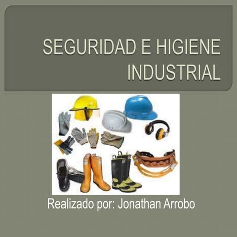 Seguridad e higiene industrial riesgos fisicos
