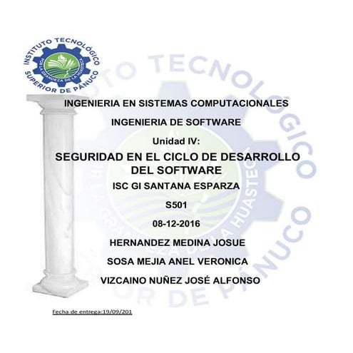 Seguridad en el ciclo de desarrollo del software