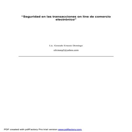 Seguridad en internet