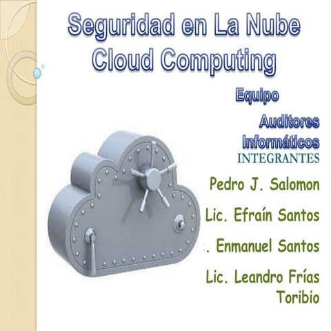 Seguridad en la nube   exposicion completa