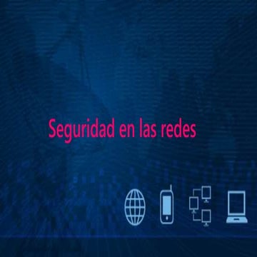 Seguridad en las redes e internet