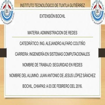 Seguridad en redes informaticas