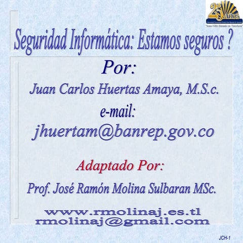 Seguridad en sistemas computacionales