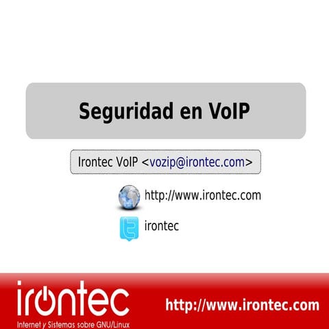 Seguridad en VoIP