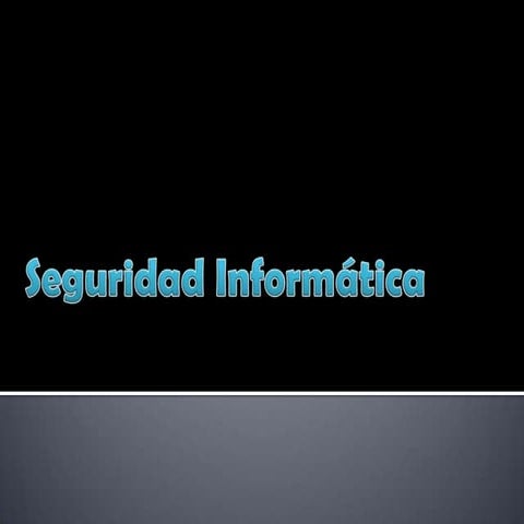 Seguridad Informatica