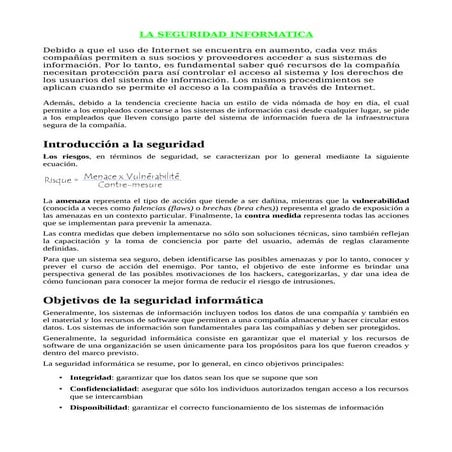 Seguridad informatica