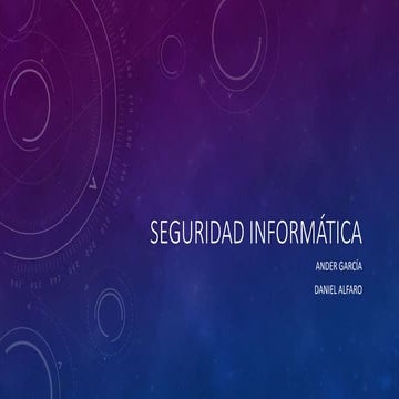 Seguridad informatica