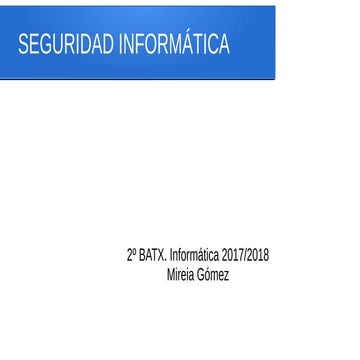 Seguridad informatica