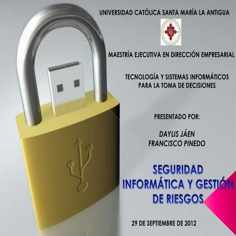 Seguridad Informatica y Gestión de Riesgos
