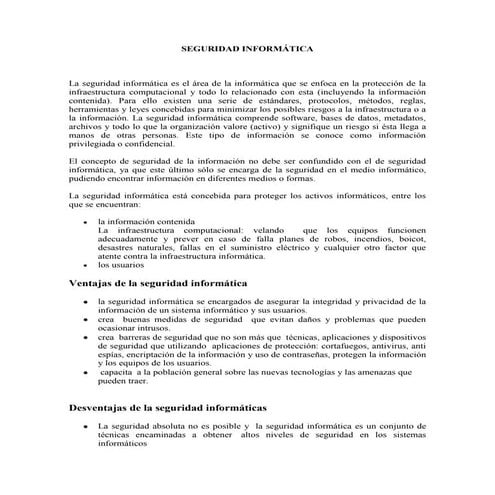 Seguridad informtica