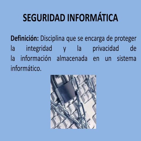 Seguridad informática