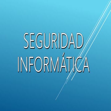 Seguridad informática