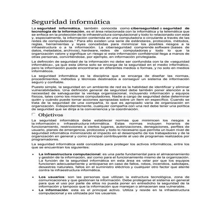 Seguridad informática